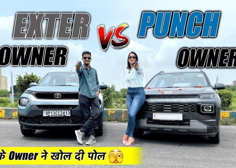 Tata Punch Vs Hyundai Exter Drive Review by Owners – First video on YouTube @ShivamGuptaVlogss