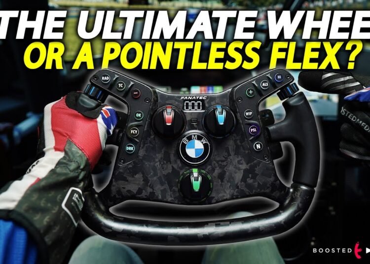 FANATEC’S ULTIMATE FLEX? – Real/Sim Racing BMW M4 GT3 Wheel Review