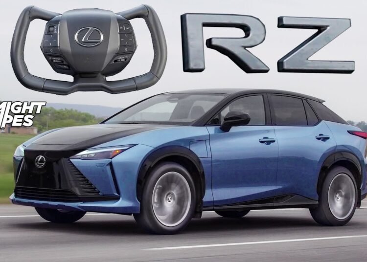LEXUS YOKE CAR! 2023 Lexus RZ Review