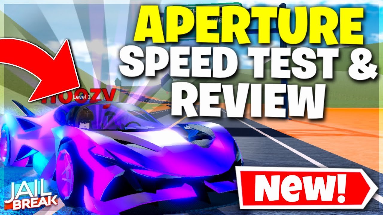 Season 17 APERTURE Car REVIEW & SPEED TEST (Roblox Jailbreak ...