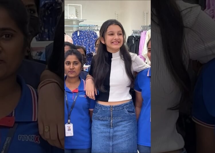 #MaheshBabu daughter #Sitara ghattamaneni Launch New Designs of Max Fashion | Gulte.com
