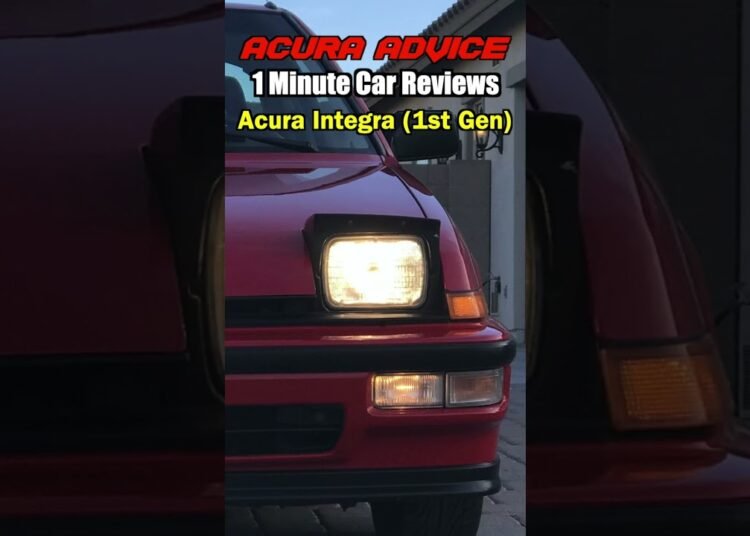 acura integra small car 1
