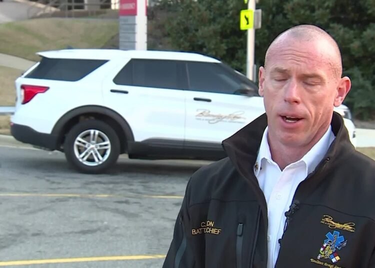 Birmingham Fire Officials update after car falls off parking deck at Grandview Medical Center