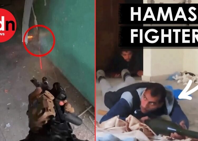Hamas Fighter Shoots At Israeli Soldiers Through Wall in Gaza