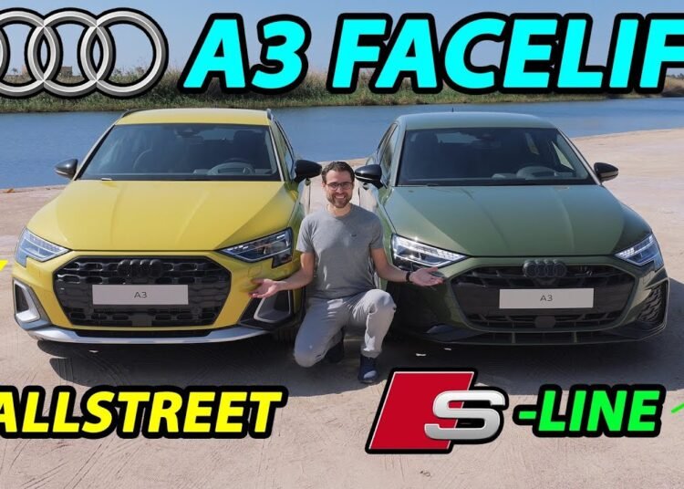 2024 Audi A3 facelift with firstever A3 allstreet vs sline reveal REVIEW Dutchiee Cars