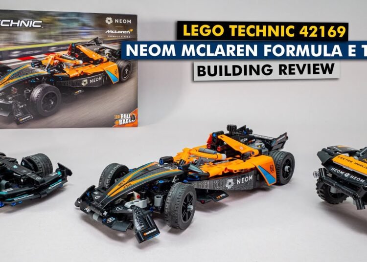 LEGO Technic 42169 NEOM McLaren Formula E Race Car detailed building ...