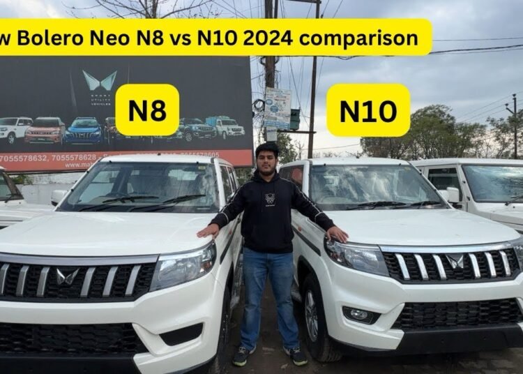 Mahindra Bolero Neo N8 vs N10 comparison 2024 – Detailed || Full review ...